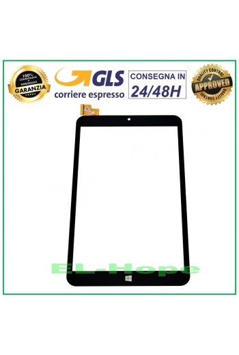 TOUCHSCREEN-GLAS MEDIACOM WinPad 8.0 W801 3G M-WPW801 DIGITIZER ORIGINAL SCHWARZ