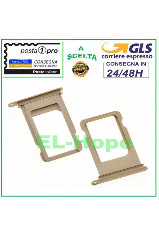 Slot Cart Fach Nano SIM-Kartenhalter Apple iPhone 7 7G 7+ Plus Gold