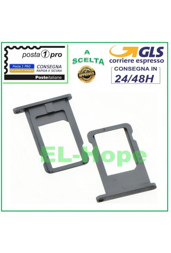Slot Cart Fach Nano SIM Karte Halter Apple iPhone 6 6G Karte Gehäuse Grau