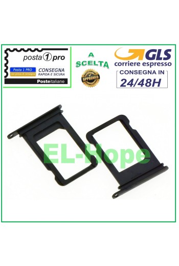 Slot Cart Fach Halter Nano SIM Karte Gehäuse Karte für Apple iPhone X Schwarz