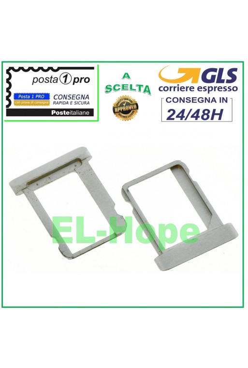 Slot Cart Fach Micro SIM Karte Halter Apple iPad 2 3 4 Silber