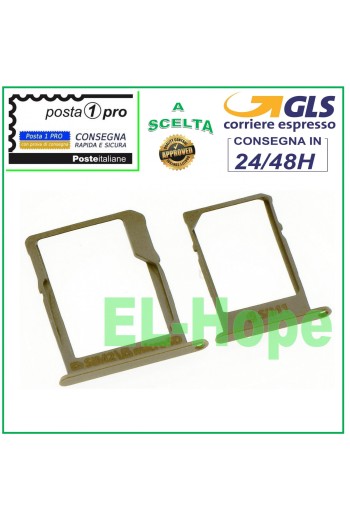 Slot Cart Fach SIM-Kartenhalter + Micro SD Samsung Galaxy A5 SM A500 F Gold