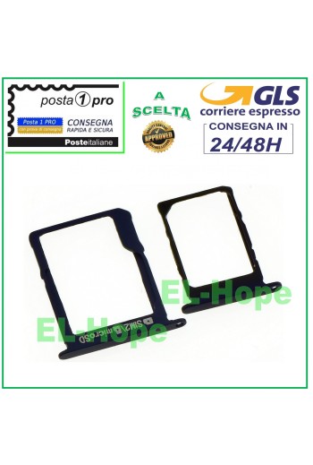 Slot Cart Fach SIM-Kartenhalter + Micro SD Samsung Galaxy A5 SM A500 F Schwarz