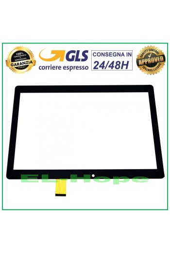 TOUCHSCREEN-GLAS MAJESTIC TAB 711 4G 10.1 TABLET DIGITIZER ORIGINAL SCHWARZ