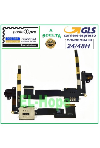 FLACH FLEX JACK KOPFHÖRER-SLOT SIM-KARTENLESER APPLE IPAD 2 3G A1395 A1396 A1397