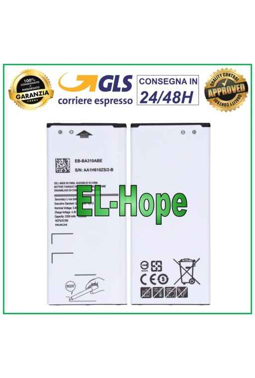 AKKU FÜR SAMSUNG GALAXY A3 2016 SM A310 F EB-BA310ABE 2300 mAh GLEICH ORIGINAL