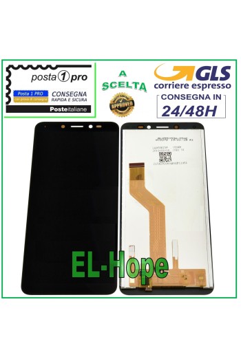 LCD-DISPLAY FÜR WIKO SUNNY 3 PLUS TOUCHSCREEN GLASBILDSCHIRM MONTIERTER SCHWARZER