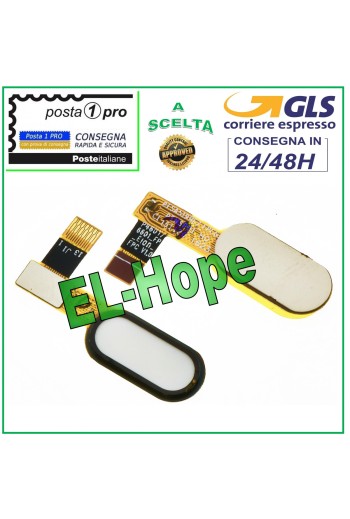 FLACHER HOME-KNOPF FINGERABDRUCKSENSOR WIKO UFEEL LITE 4G FINGERABDRUCK WEISS