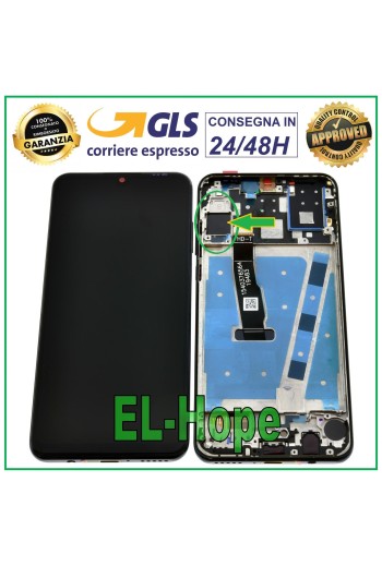 LCD-DISPLAYRAHMEN FÜR HUAWEI P30 LITE MAR-LX1M MAR-LX1A LX2J 48 MP TOUCH SCHWARZ
