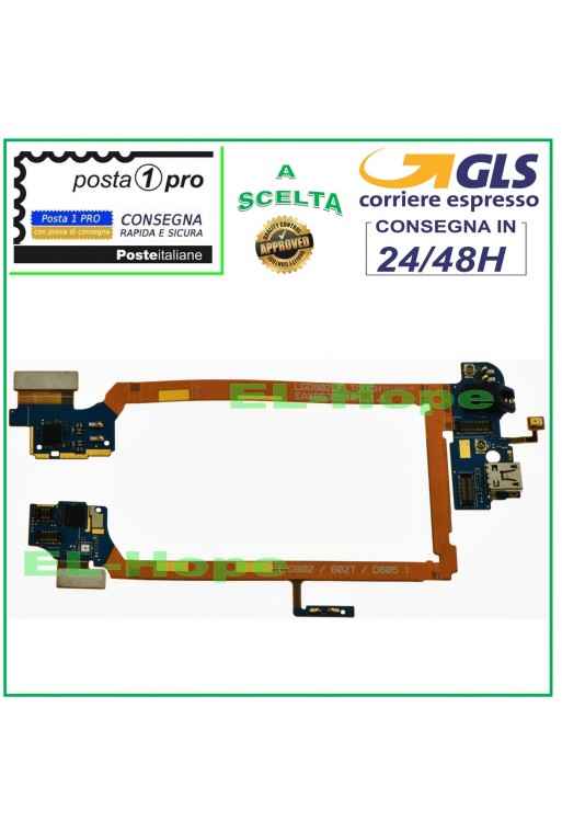 FLACHES FLEX-MICRO-USB-LADEGERÄT FÜR LG D802 G2 + MIKROFON-LADEDOCK