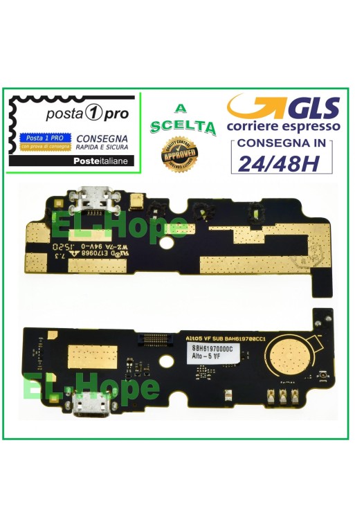 LADEANSCHLUSS VODAFONE SMART PRIME 6 VF-895N MIKROFON PCB DOCK USB LADEN
