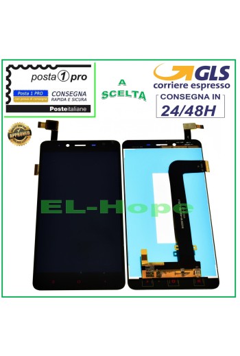 LCD-DISPLAY FÜR XIAOMI HONGMI REDMI NOTE 2 TOUCHSCREEN SCHWARZER GLASBILDSCHIRM