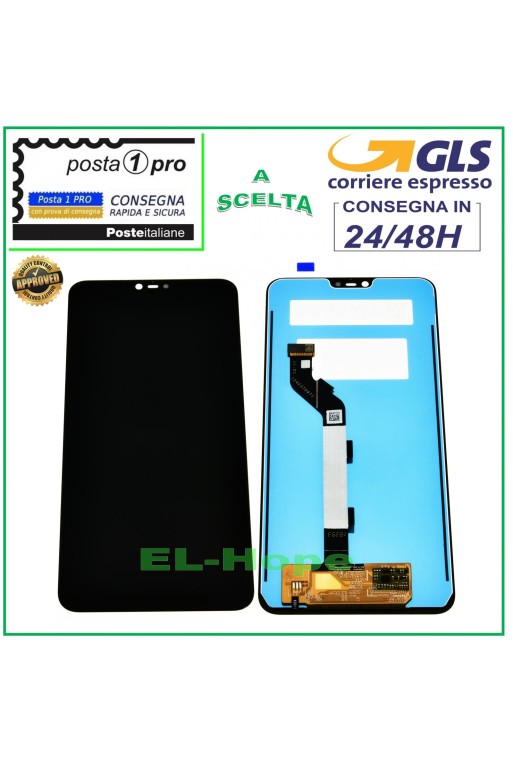 LCD-DISPLAY FÜR XIAOMI MI8 LITE MI 8 LITE TOUCHSCREEN SCHWARZER GLASBILDSCHIRM