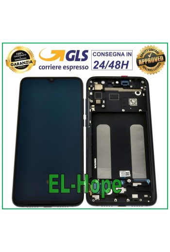 OLED-Touchscreen-LCD-Display + Rahmen für XIAOMI MI 9 LITE M1904F3BG, schwarzes Glas