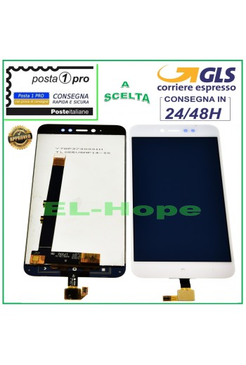 LCD-DISPLAY FÜR XIAOMI REDMI NOTE 5A PRIME PRO TOUCHSCREEN WEISSER GLASBILDSCHIRM