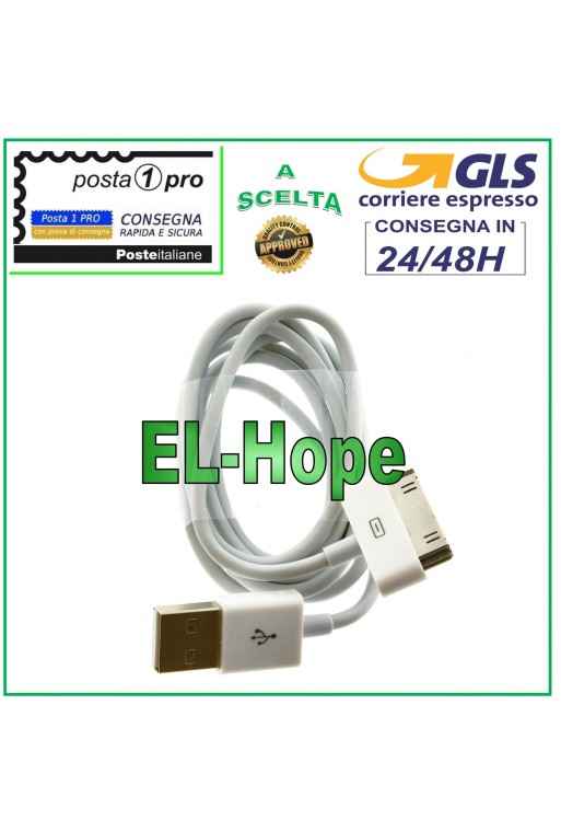 Datenkabel Ladekabel Akku Ladegerät Apple iPhone 4 4S iPad 2 3 4 1 MT