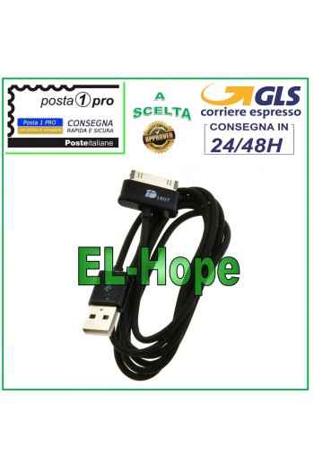 DATENKABEL LADEKABEL AKKU LADEGERÄT SAMSUNG GALAXY NOTE 10.1 30 PIN SCHWARZ