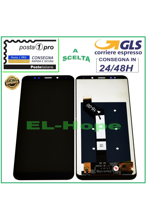 LCD-DISPLAY FÜR XIAOMI REDMI 5 PLUS TOUCHSCREEN-MONITOR GLAS SCHWARZ