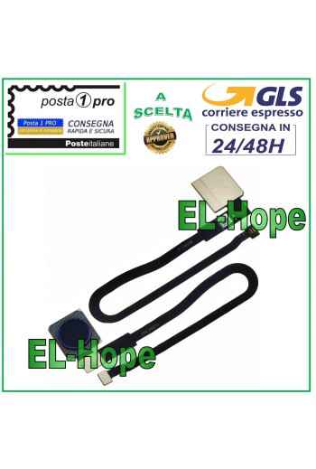 FLACHE FINGERABDRUCKSENSORTASTE HUAWEI MATE 10 PRO BLA-L29 BLAU