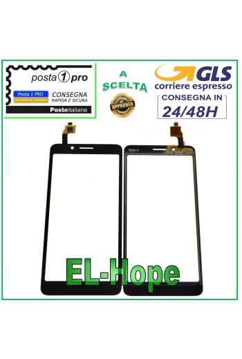 TOUCHSCREEN-GLAS ALCATEL 1C 2019 OT-5003 OT-5003D DIGITIZER GLAS SLIDE SCHWARZ