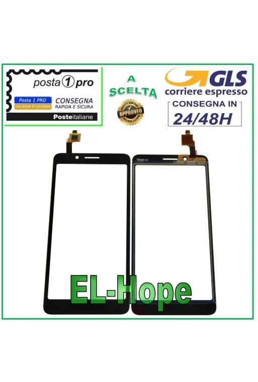 TOUCHSCREEN-GLAS ALCATEL 1C 2019 OT-5003 OT-5003D DIGITIZER GLAS SLIDE SCHWARZ