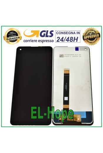 LCD-DISPLAY FÜR LG K51S LMK510EMW LMX510 TOUCHSCREEN GLAS MONITORBILDSCHIRM SCHWARZ