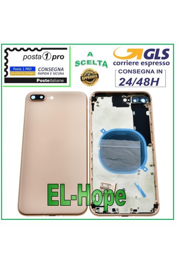 BACK CASE RAHMEN FÜR APPLE IPHONE 8 PLUS BACK CASE COVER ROSA GOLD