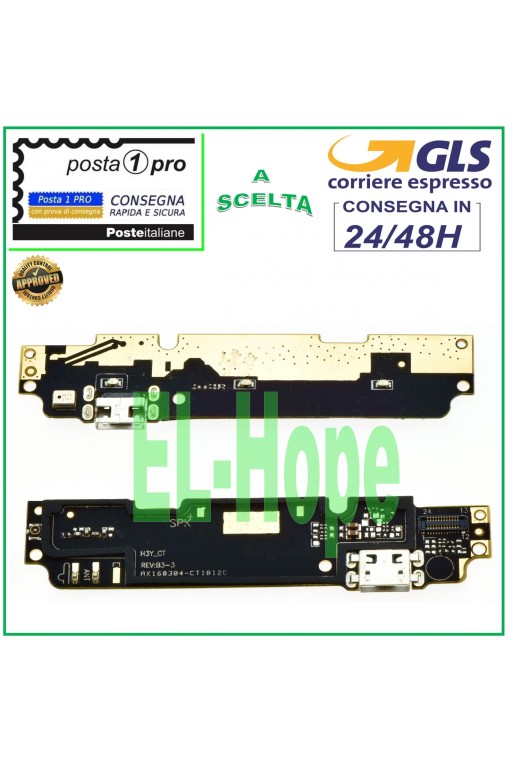 LADEANSCHLUSS XIAOMI REDMI NOTE 2 MIKROFONBUCHSE DOCK PCB MICRO USB LADEN