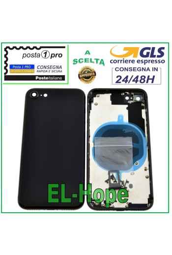 BACK CASE RAHMEN FÜR APPLE IPHONE 8 8G BACK CASE COVER SCHWARZ
