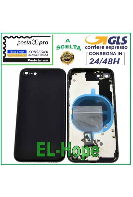 BACK CASE RAHMEN FÜR APPLE IPHONE 8 8G BACK CASE COVER SCHWARZ
