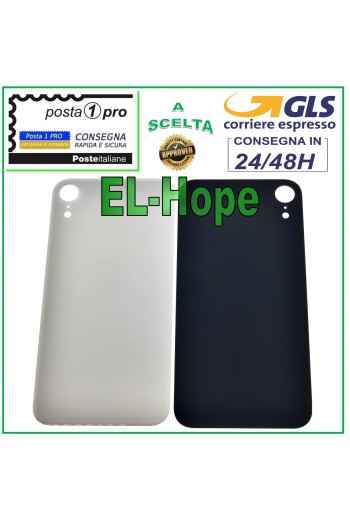 GLAS RÜCKSEITE BATTERIE ABDECKUNG FÜR APPLE IPHONE XR BACK COVER WEISS