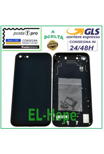 BACK CASE RAHMEN FÜR APPLE IPHONE 7 7G BACK CASE COVER MATT SCHWARZ