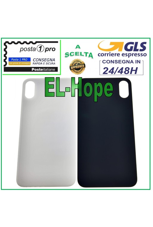 GLAS RÜCKSEITE BATTERIE ABDECKUNG FÜR APPLE IPHONE XS BACK COVER WEISS