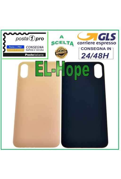 GLAS RÜCKSEITE BATTERIE ABDECKUNG FÜR APPLE IPHONE XS BACKCOVER ROSA GOLD