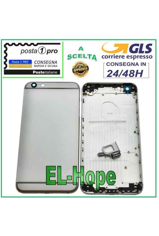 Rahmen Rückseite für Apple iPhone 6 Plus Hülle Grau