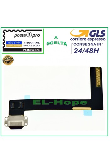 APPLE IPAD AIR 2 A1566 A1567 LADEANSCHLUSS LADESTATION FLACH FLEX SCHWARZ