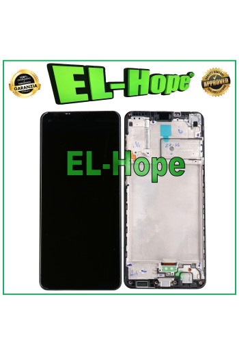 LCD-DISPLAY + RAHMEN FÜR SAMSUNG GALAXY A21S SM A217F TOUCHSCREEN SCHWARZES GLAS
