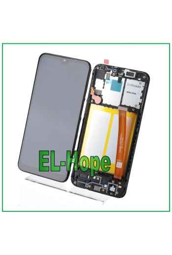 LCD-DISPLAYRAHMEN FÜR SAMSUNG GALAXY A20E SM A202F TOUCHSCREEN-GLAS MONTIERT