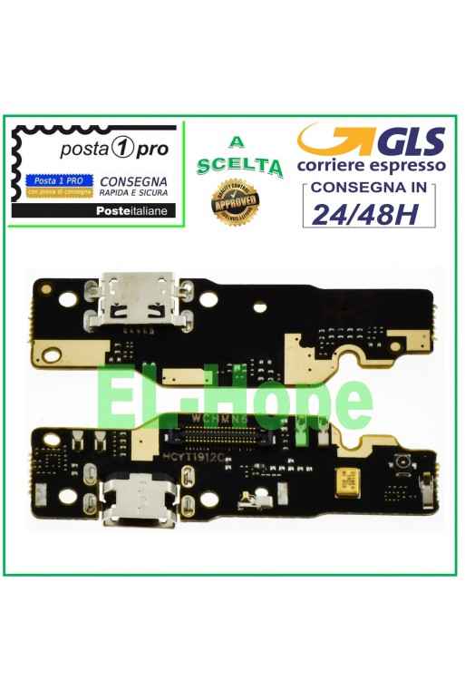 USB-LADEANSCHLUSS FÜR XIAOMI REDMI NOTE 6 PRO MIKROFON-DOCK PCB-LADE
