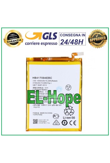 AKKU FÜR HUAWEI ASCEND MATE 7 HB417094EBC 4100 mAh 4,35 V LI-ION AKKU
