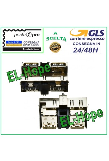 2-Port-USB-Buchsensteckplatz-Anschluss-Ersatz für Playstation 4 PS4-Konsole
