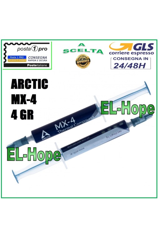ARCTIC MX-4 4GR WÄRMEPASTE, THERMOLEITEND, GPU, CPU-PROZESSOREN, PC, COMPUTER, PS4