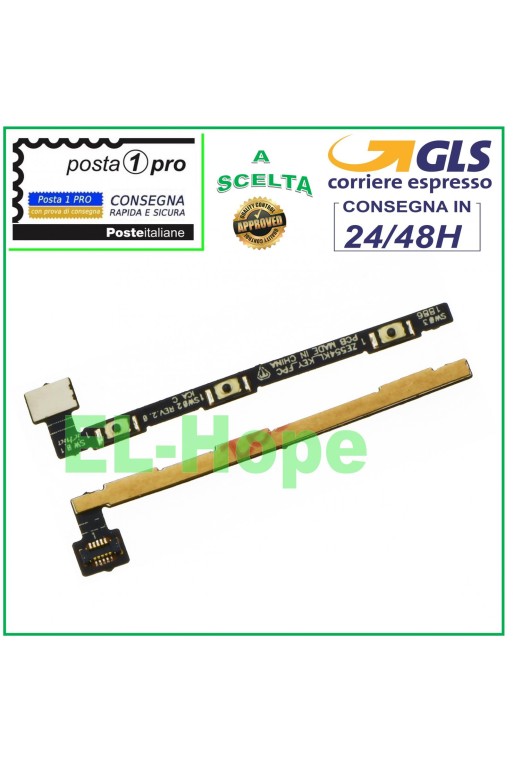 FLACHE TASTEN POWER LAUTSTÄRKERASTE POWER ON OFF FÜR ASUS ZENFONE 4 ZE554KL Z01KD