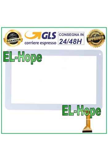 TOUCHSCREEN-GLAS-TABLET MAJESTIC TAB-201 3G DIGITIZER 10,1  ORIGINAL WEISS