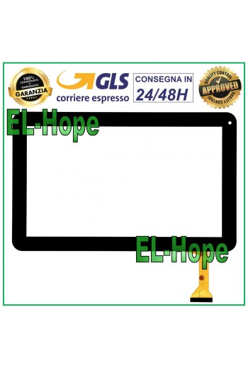 TOUCHSCREEN-GLAS FÜR TABLET MASTER MID101 DIGITIZER 10.1 ORIGINAL SCHWARZ