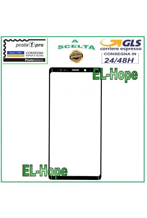 GLAS FRONTGLAS FÜR SAMSUNG GALAXY NOTE 9 SM-N960F UV-KLEBER LOCA