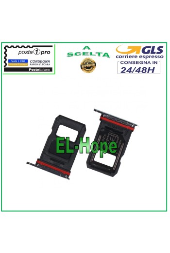 SLOT CART FACH NANO SIM KARTENHALTER ONEPLUS 7 PRO SCHWARZ