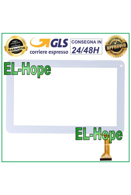 TOUCHSCREEN-GLAS-TABLET I-INN ACTIVE 10A 3G DIGITIZER 10.1 ORIGINAL WEISS TOUCHSCREEN-GLAS-TABLET I-INN ACTIVE 10A 3G DIGITIZER 10.1 ORIGINAL WEISS