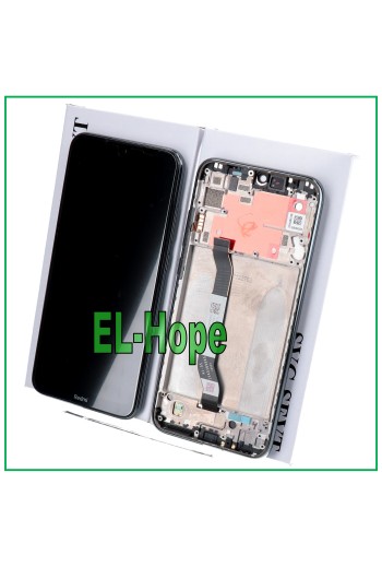 LCD-DISPLAY + ORIGINALRAHMEN XIAOMI REDMI NOTE 8T M1908C3XG TOUCHSCREEN SCHWARZ