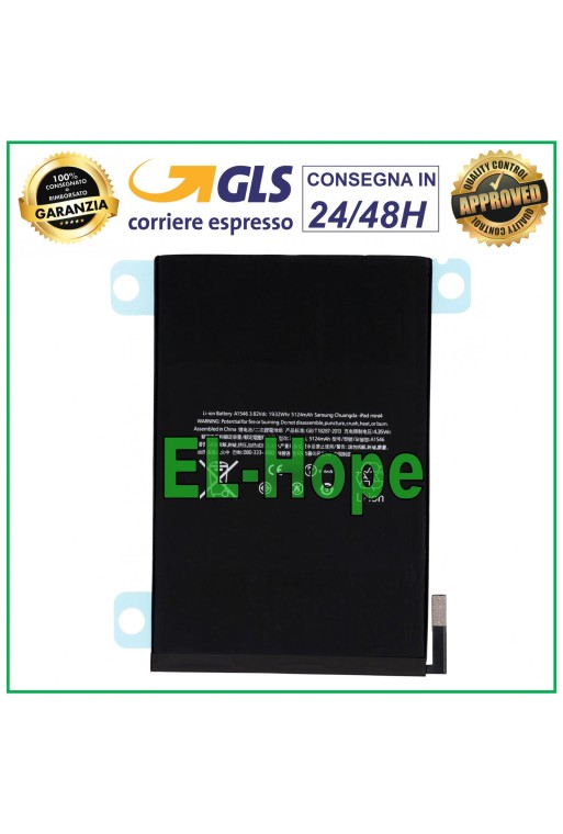 LI-ION-ERSATZAKKU FÜR APPLE IPAD MINI 4 A1538 A1550 A1546 5124 mAh